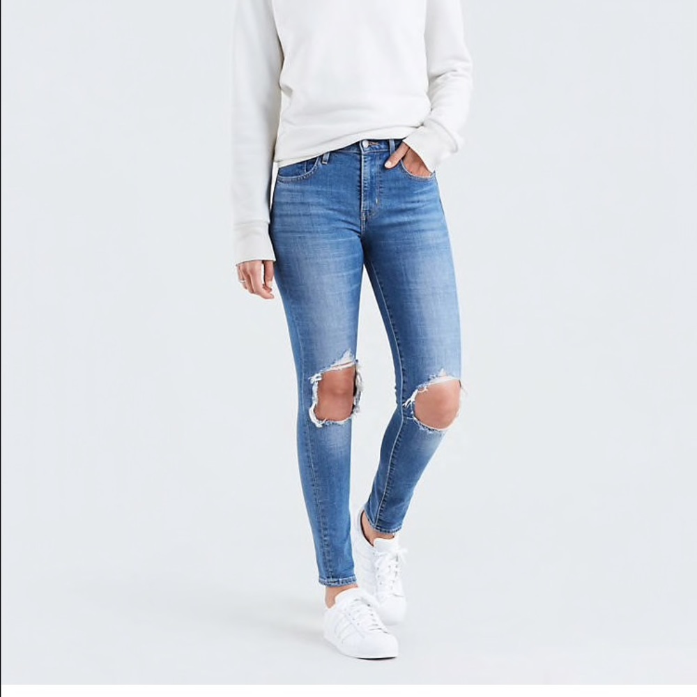 LEVIS HIGH RISE SKINNY
